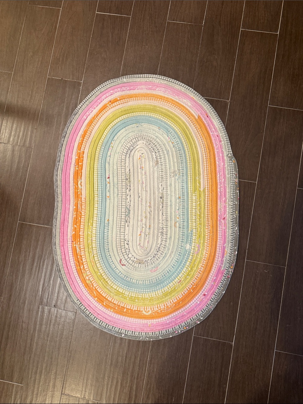 Pastel Rainbow Jelly RollRug - Multicolor